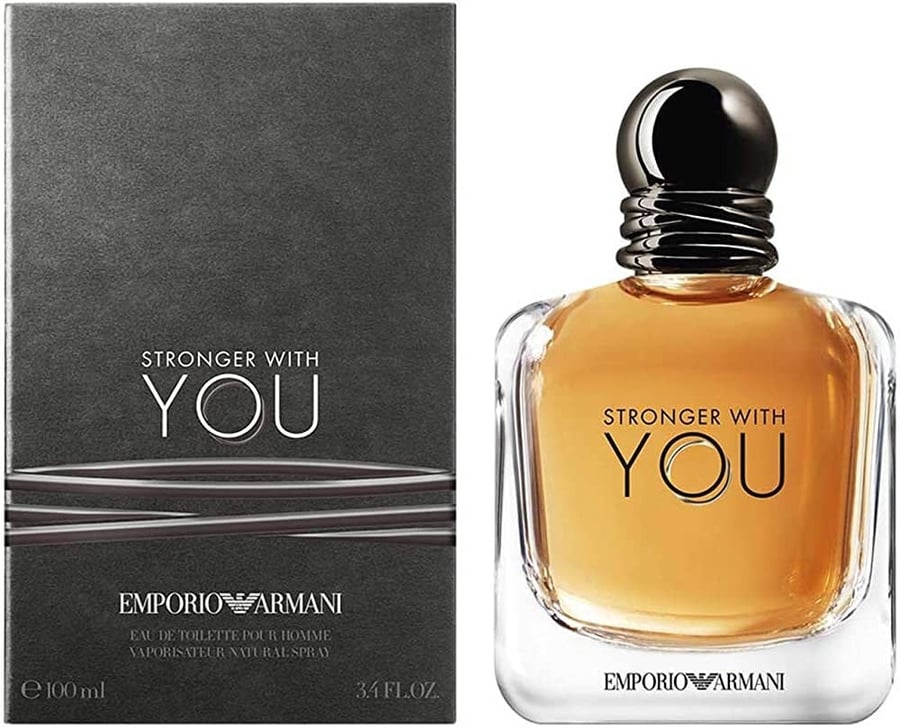 عطر ارماني سترونجر ويذ يو الرجالي او دو تواليت 100مل