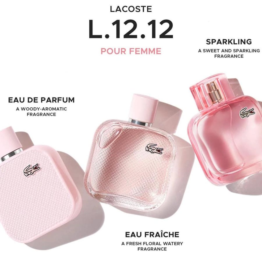 عطر لاكوست L12.12 روز للنساء أو دو برفيوم 100مل