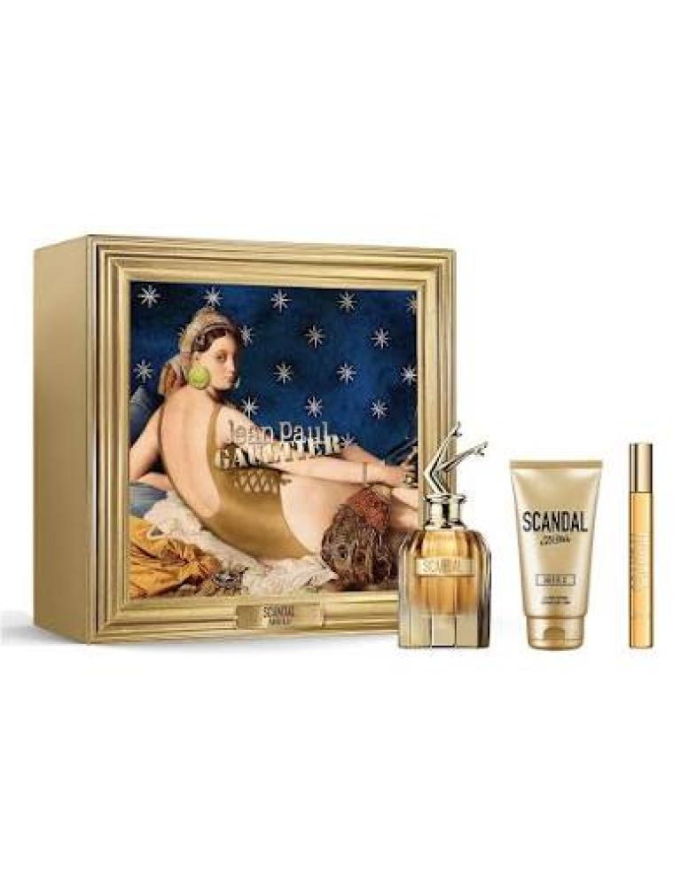 طقم اسكاندل ابسولو او دو برفيوم (عطر 80 مل+عينه 10 مل+بودي لوشن معطر 50 مل)