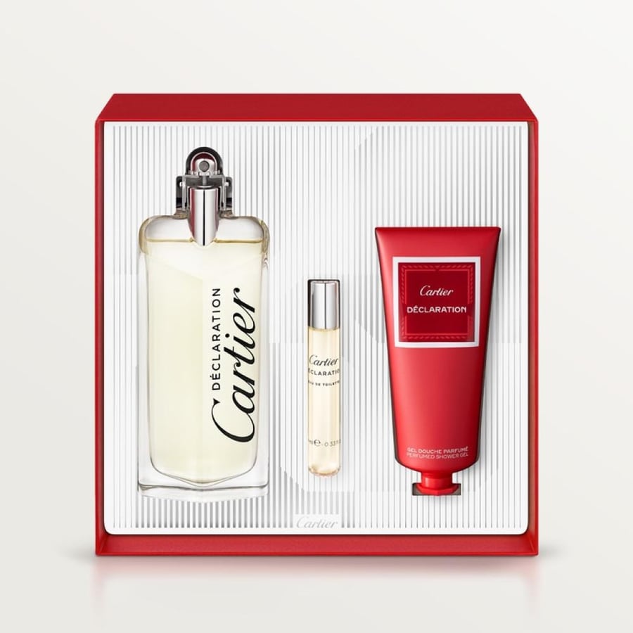 طقم كارتيير ديكلاريشن او دو تواليت 100ml ( عطر 100ml +عينه بخاخ 10 مل +شاور جل معطر 75مل