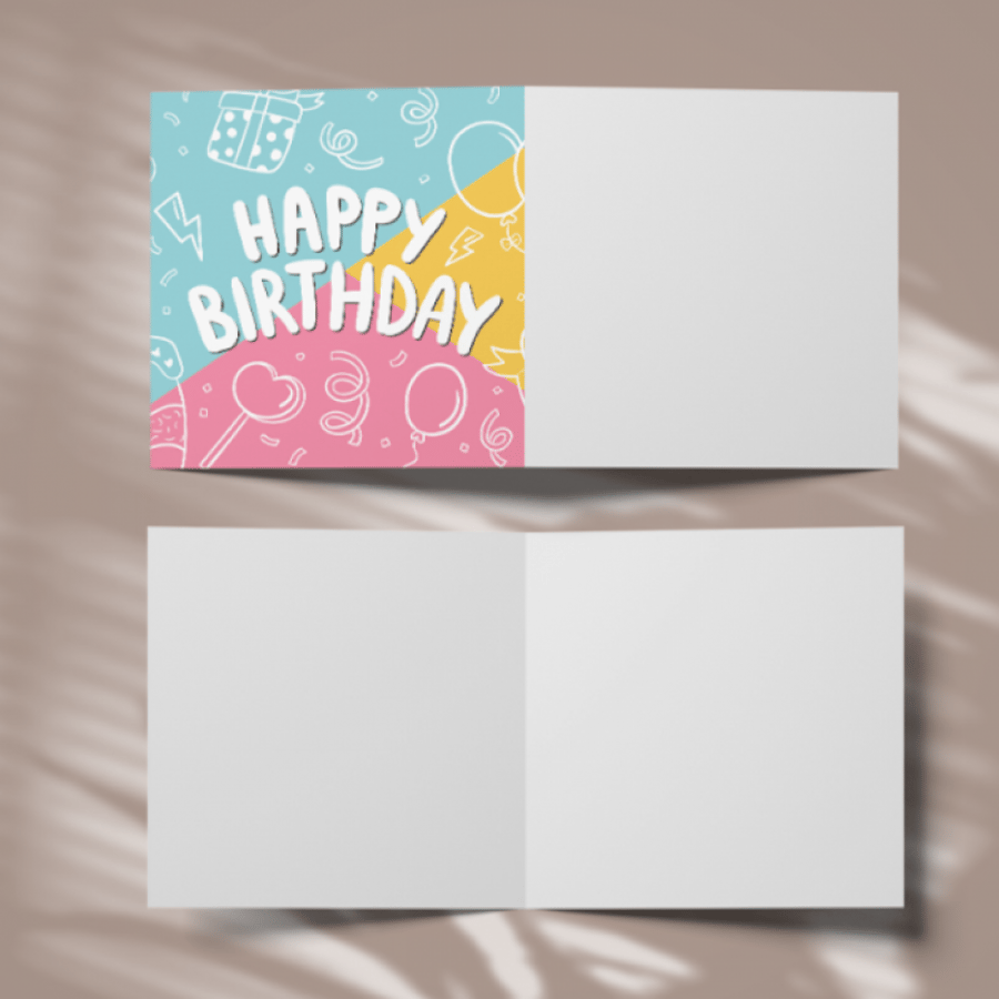 كرت إهداء -  Happy Birthday