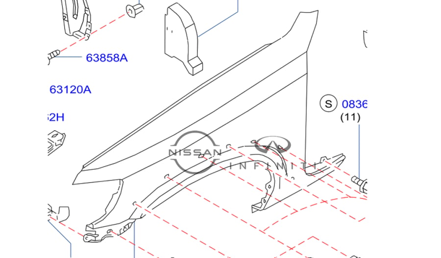 رفرف نيسان باترول فتك 4800-TY61/Y61