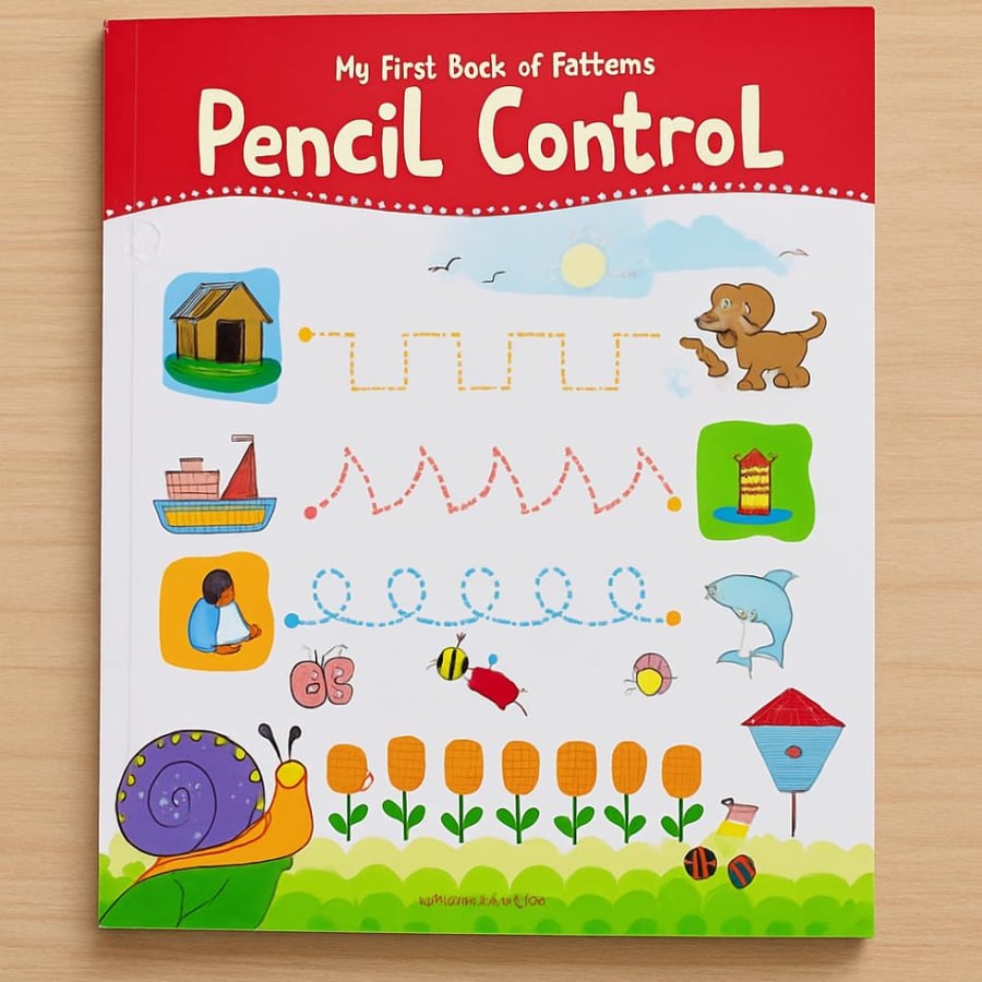 كتاب تدريب الخطوط والكتابة | Pencil Control – My First Book of Pattern