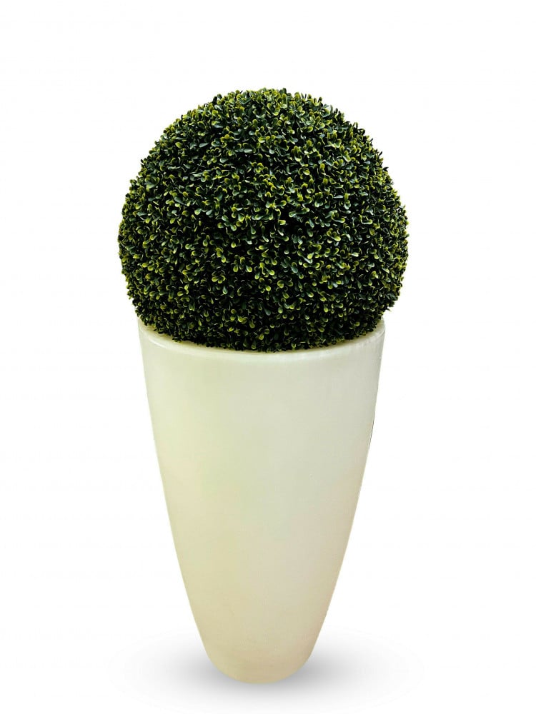 كرة عشب صناعي اخضر غامق