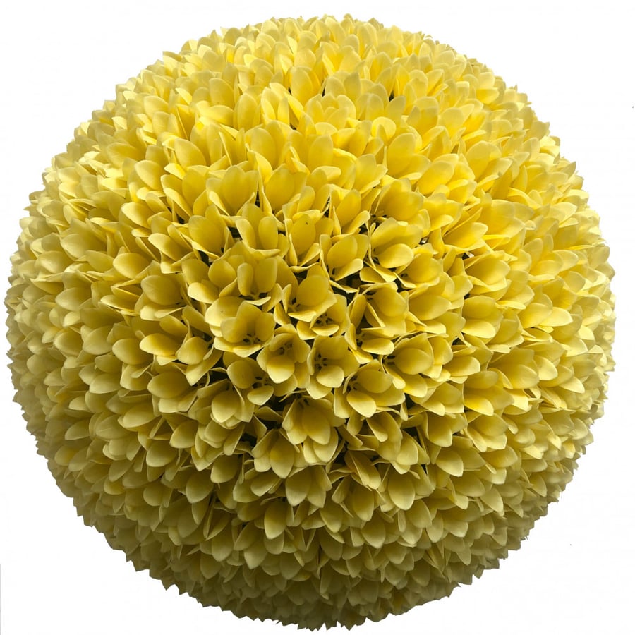 كرة عشب صناعي اصفر