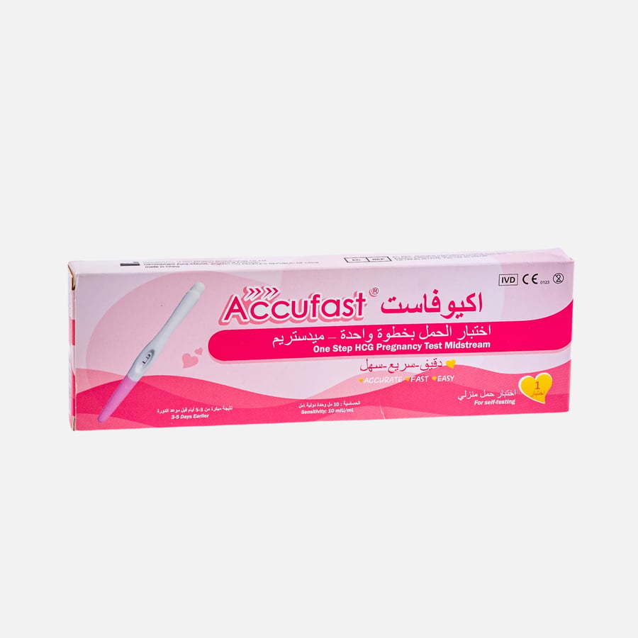 Accufast One Step HCG Pregnancy Test Midstream(M30