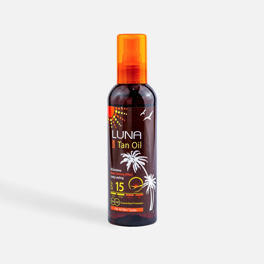 Luna Sun Tan Oil SPF 15 -200 ML