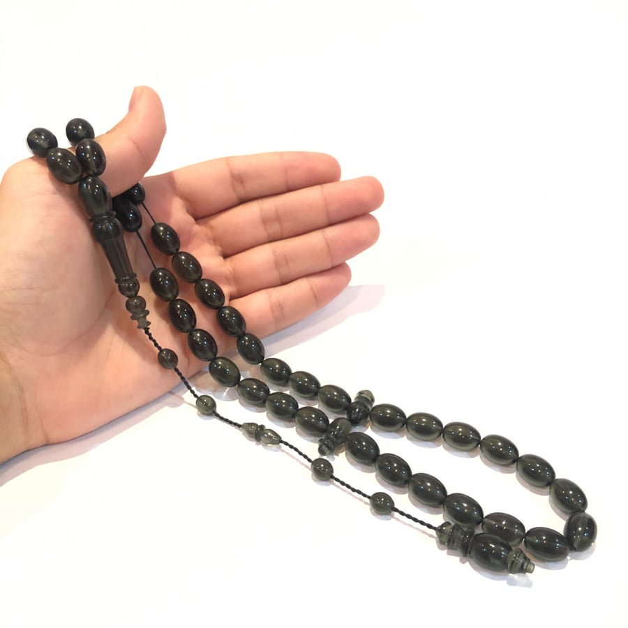 كاست مع تمليكة عدد الخرز 39 مقاس الخرز 13 / 9.5 مل