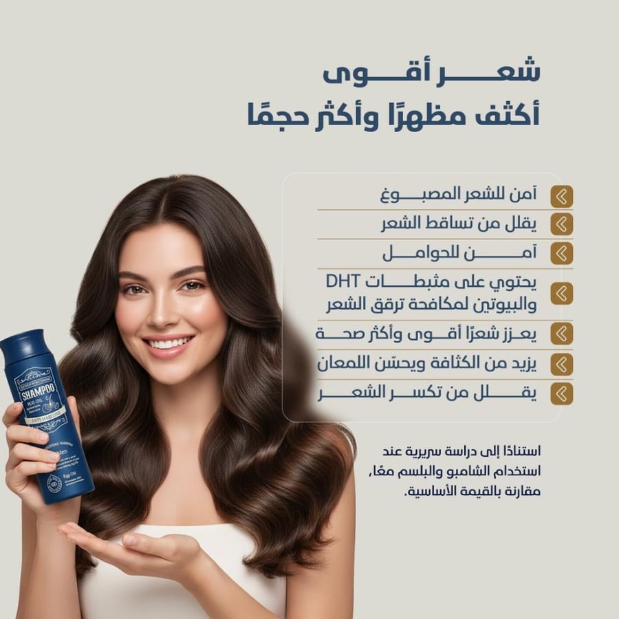 الباكج العائلي من (أي أو ) : 1 شامبو الرجال +1 شامبو النساء والرجال +1 بلسم +1 شامبو وغسول أطفال +1 سيروم + 1 تونيك للشعر