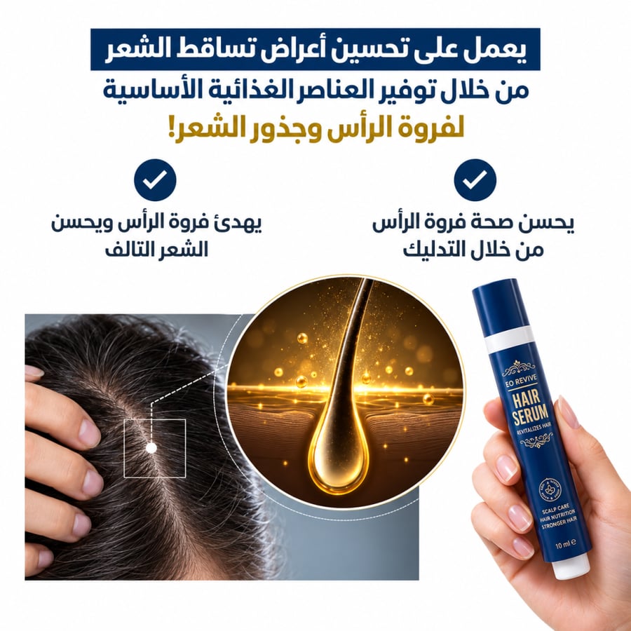 Hair Serum (Egg oil yolk) Anti Hair Lossing,15 ml