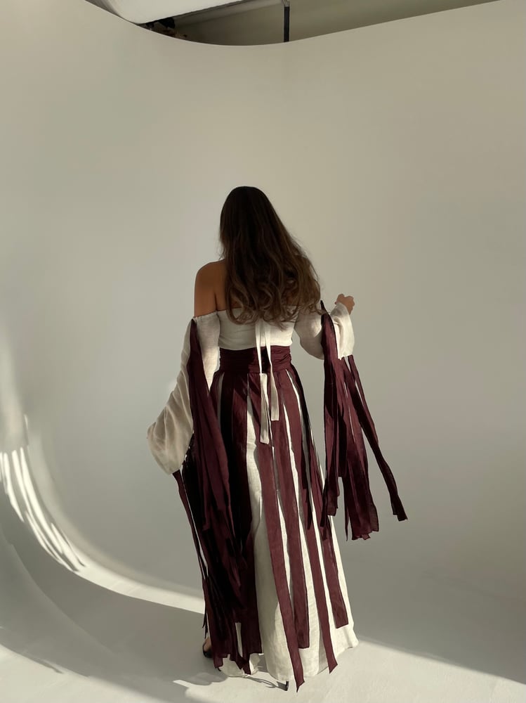 The plum dress