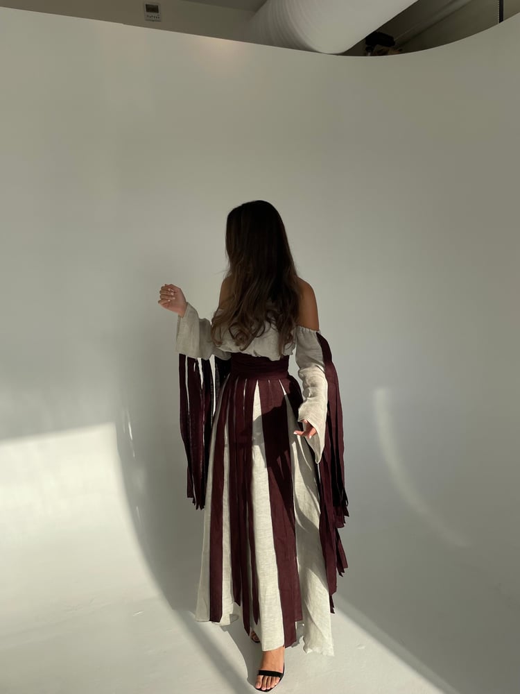 The plum dress
