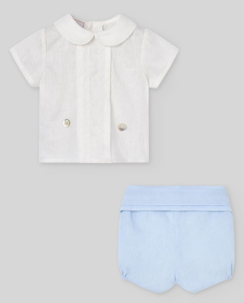 106-153265 SET(BLOUSE-SHORTS) طقم(بلوزة-شورت)