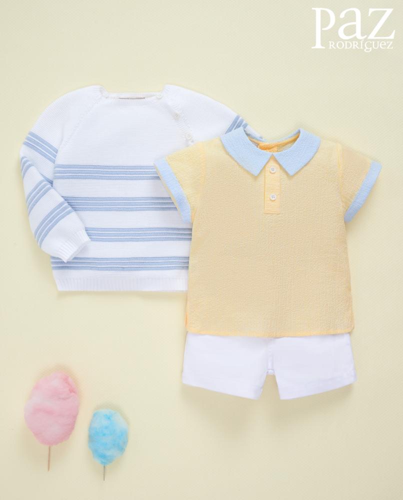 106-153671 SET(BLOUSE-SHORTS) طقم(بلوزة-شورت)