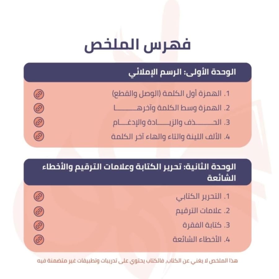 مهارات الكتابة ( عرب 100 ) ( جزئية الميد )