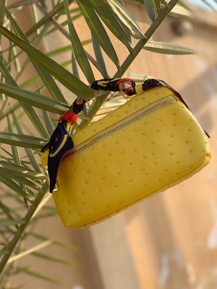 كلتش  جلد نعام Bag 40