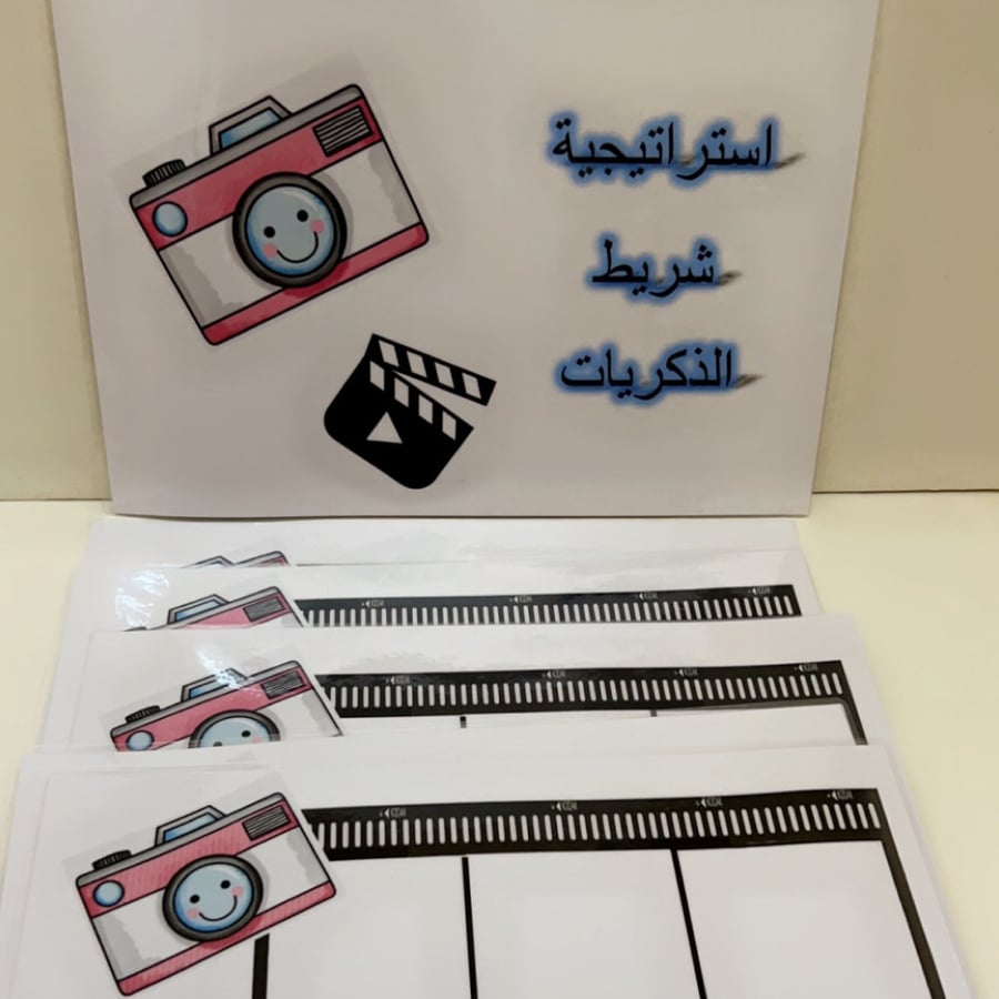 Memory strip strategy - 6 pieces size A4