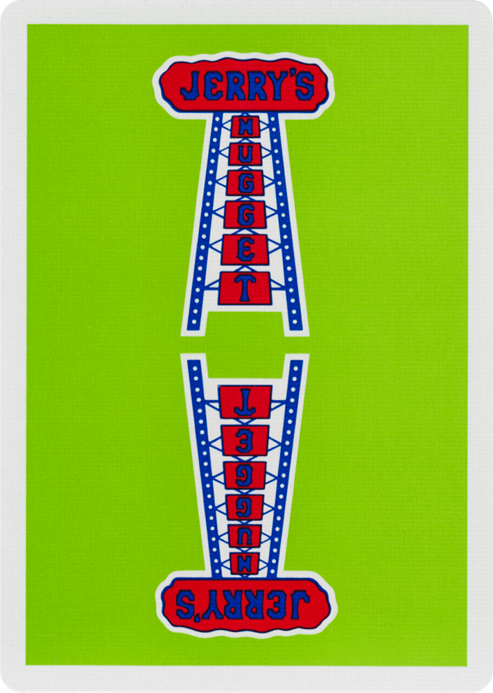 Jerry's Nuggets Vintage Feel Playing Cards - Green