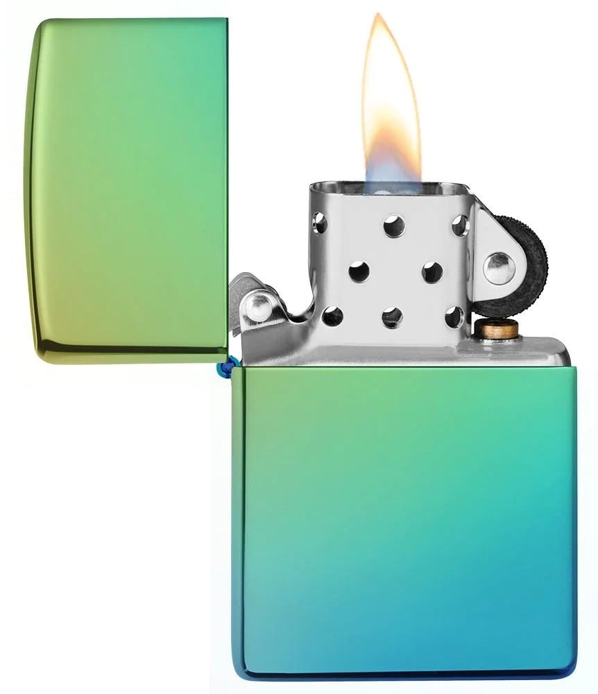 Zippo Lighter High Polish Teal