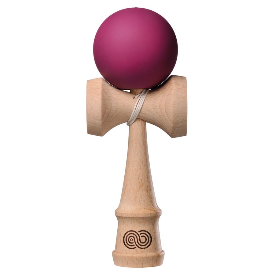 Kaizen Kendama Beech Wood Silk Matte - Merlot