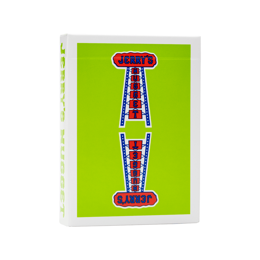 Jerry's Nuggets Vintage Feel Playing Cards - Green