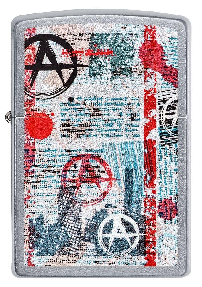 Zippo Lighter Anarchy Street Art - Street Chrome