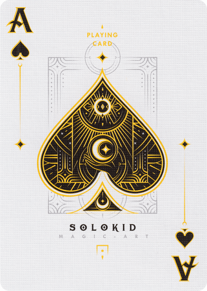 Solokid Playing Cards - Gold