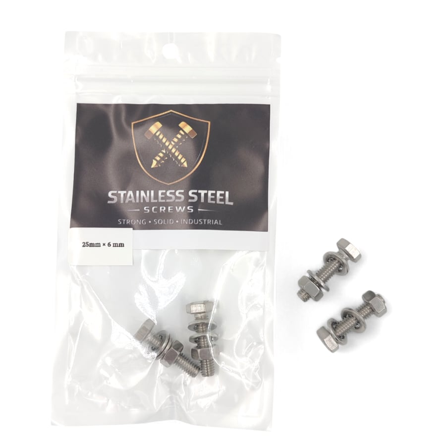 4 hex screws (25mm×6mm)