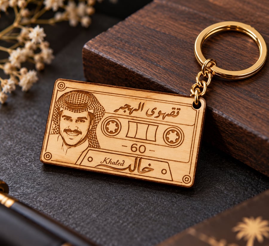 ميدالية الكاسيت الخشبية
