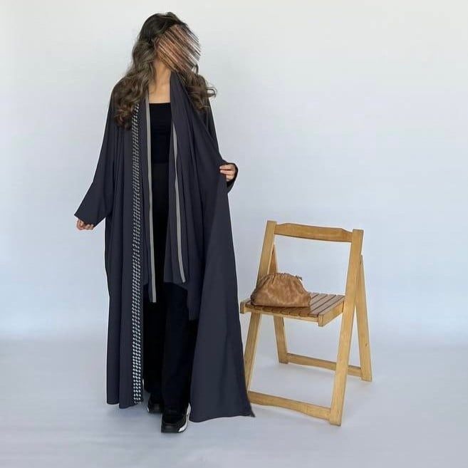 gray bisht abaya