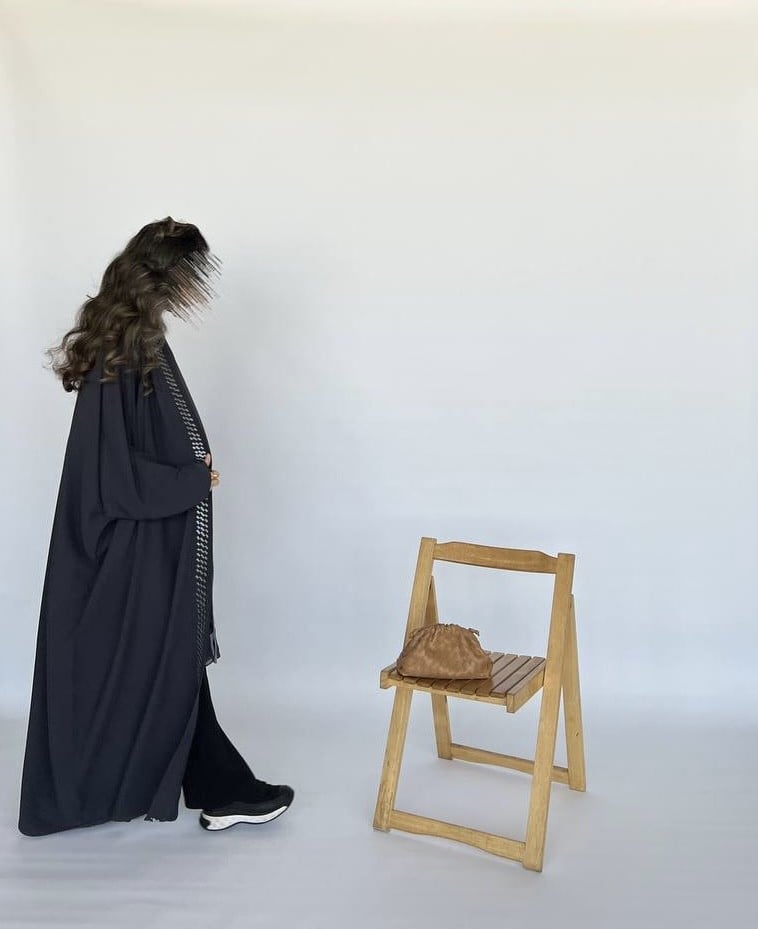 gray bisht abaya