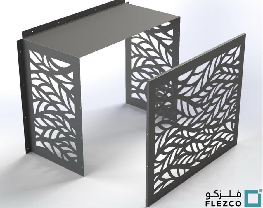غطاء معدني خارجي لوحدة المكيف 18000