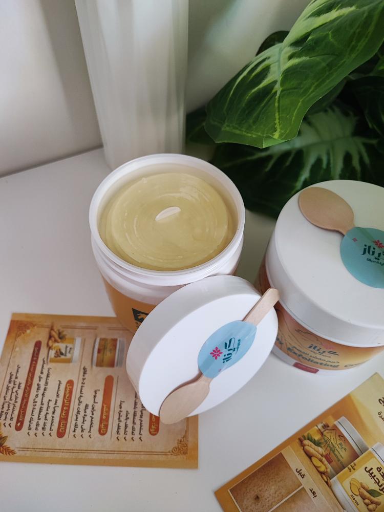 Ginger butter + scrub. Two amazing products together