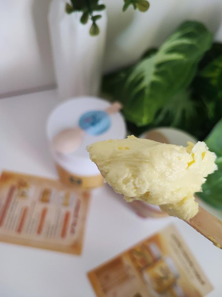 Ginger butter + scrub. Two amazing products together