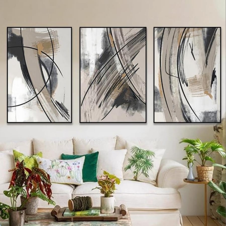 Set of 3 wall art prints (HY-Z01) 40x60