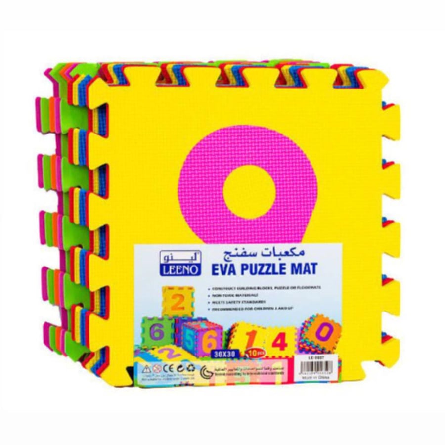 مكعبات / ارضيات اسفنجية حروف انجليزية 10 قطع