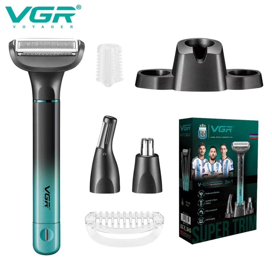 طقم العناية الشخصية الاحترافي للرجال في جي آر VGR-V-625