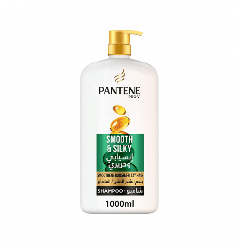 Pantene 1000 ml shampoo for smooth and silky hair