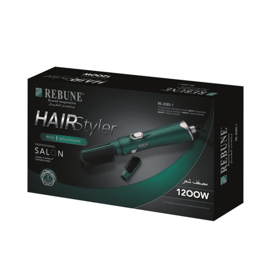 استشوار ريبون اخضر 1200 واط قطعة - RE-2085-1