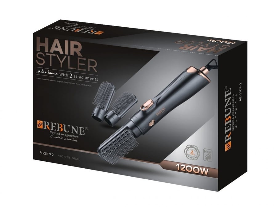 استشوار مصفف للشعر 1200 واط من ريبون 2 -RE-2109