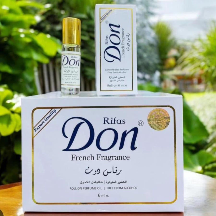دون رول عطر خالي من الكحول 6 مل 12 حبه