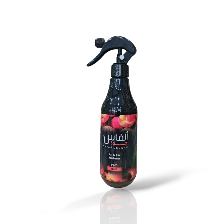 معطر الجو والسيارات أنفاس جدة _خوخ 420 مل