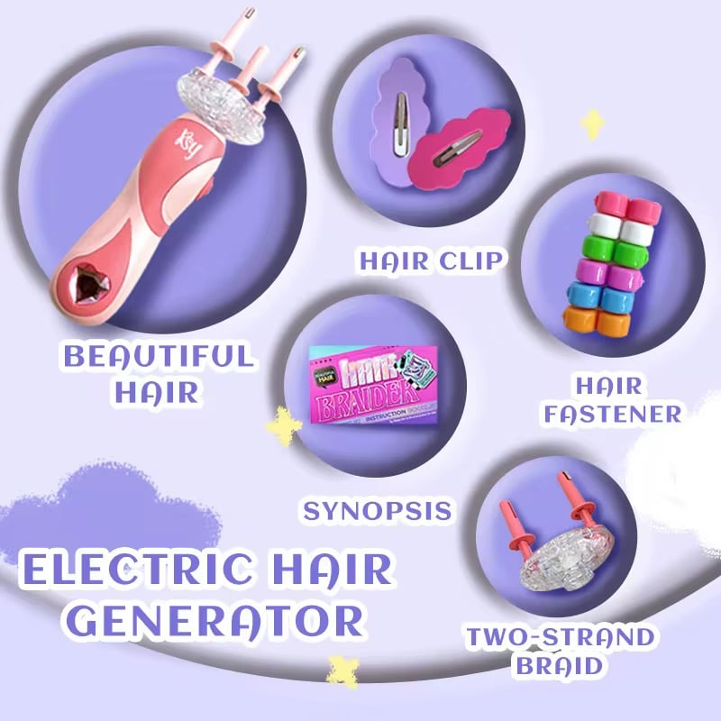 طقم تنسيق الشعر للبنات