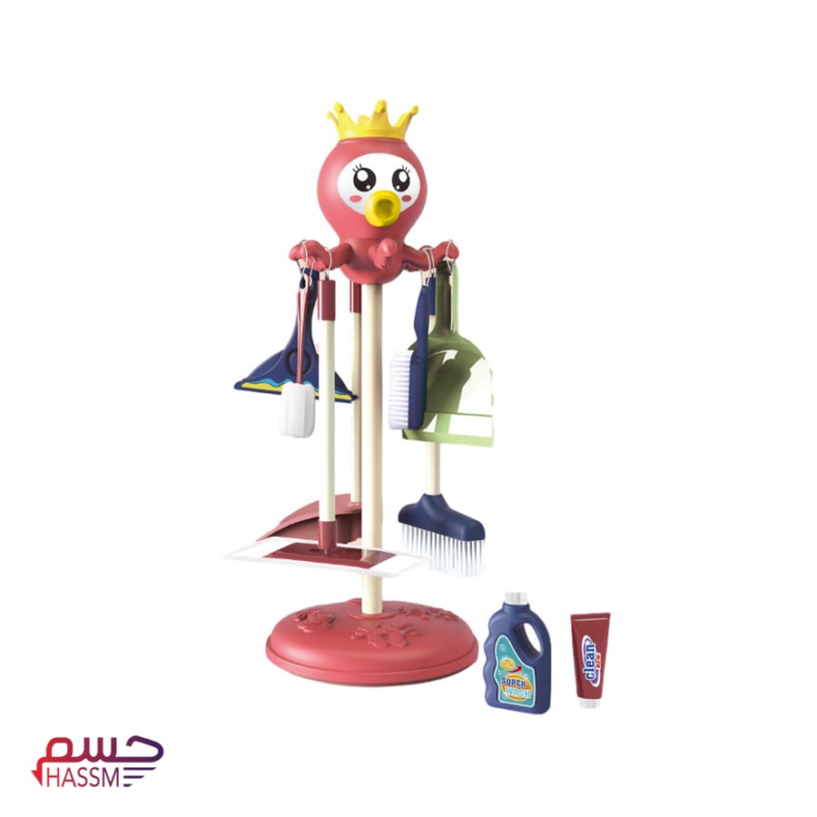 ادوات التنظيف احمر