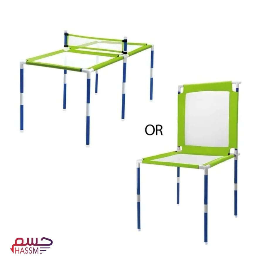 طاولة تنس تتحول لكرسي