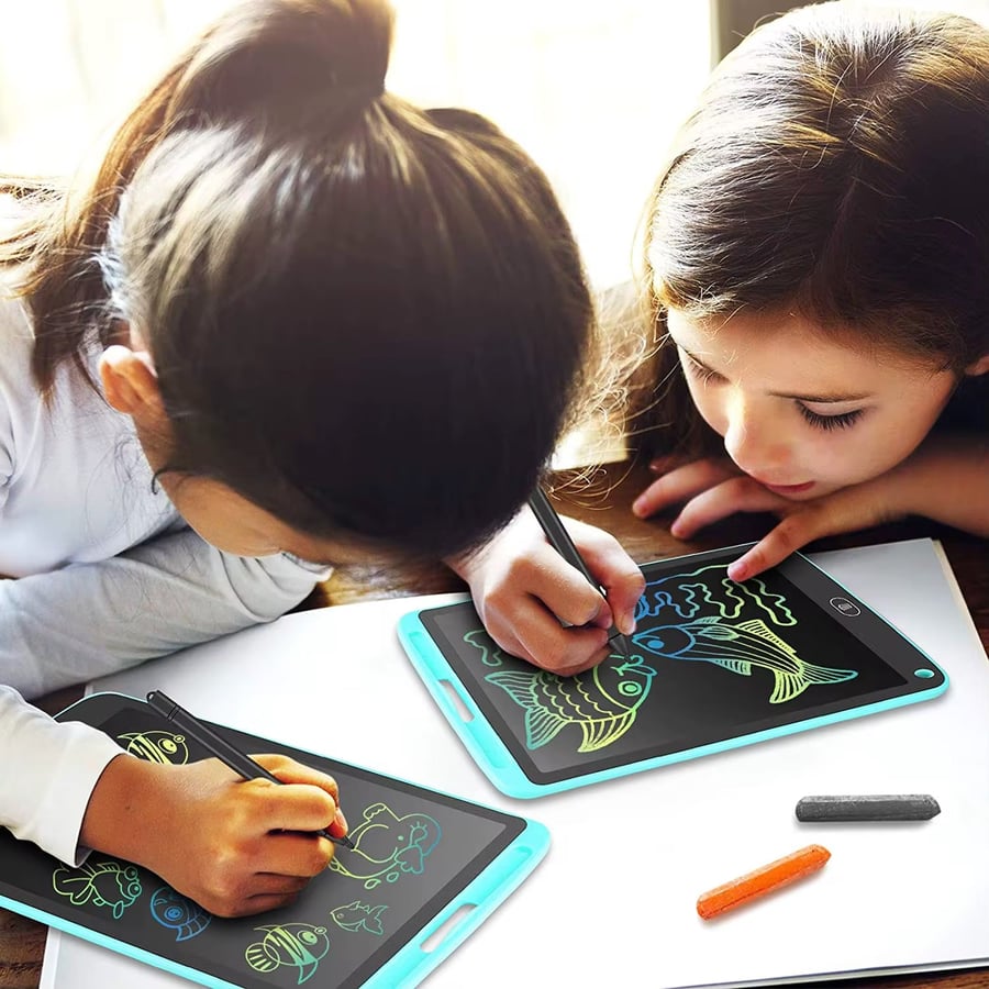 لوح رسم LCD 12 إنش أزرق