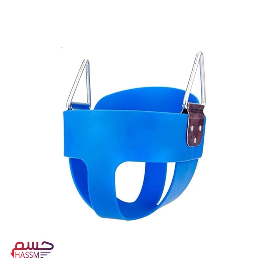 مقعد مرجيحة للأطفال أزرق