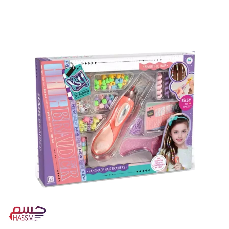 طقم تنسيق الشعر للبنات