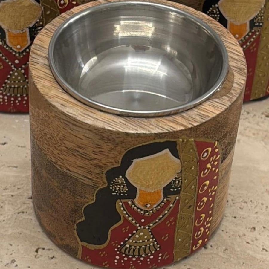 مبخرة هندية خشبية ميني