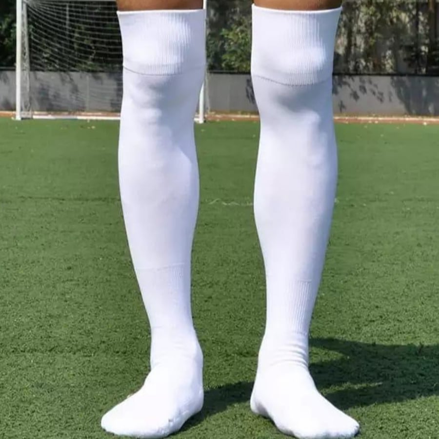 جورب طويل ماركة زوريما ابيض